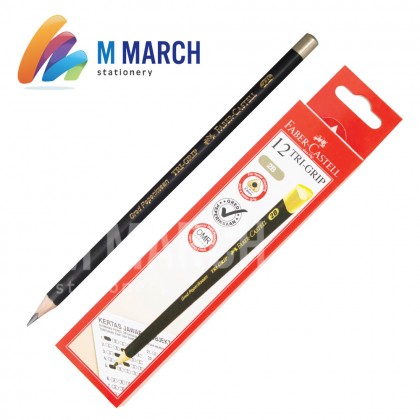 FABER-CASTELL Tri-Grip 2B Pencil 12's FABER-CASTELL Tri-Grip 2B Pencil 12's