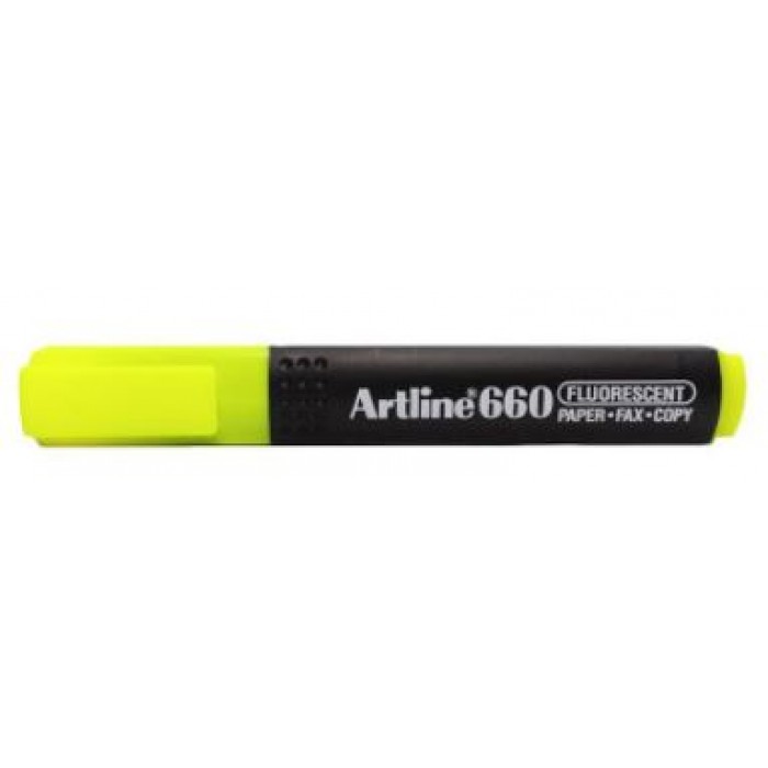 Artline Highlighter 660 Fluorescent ( Ek660 ) Yellow